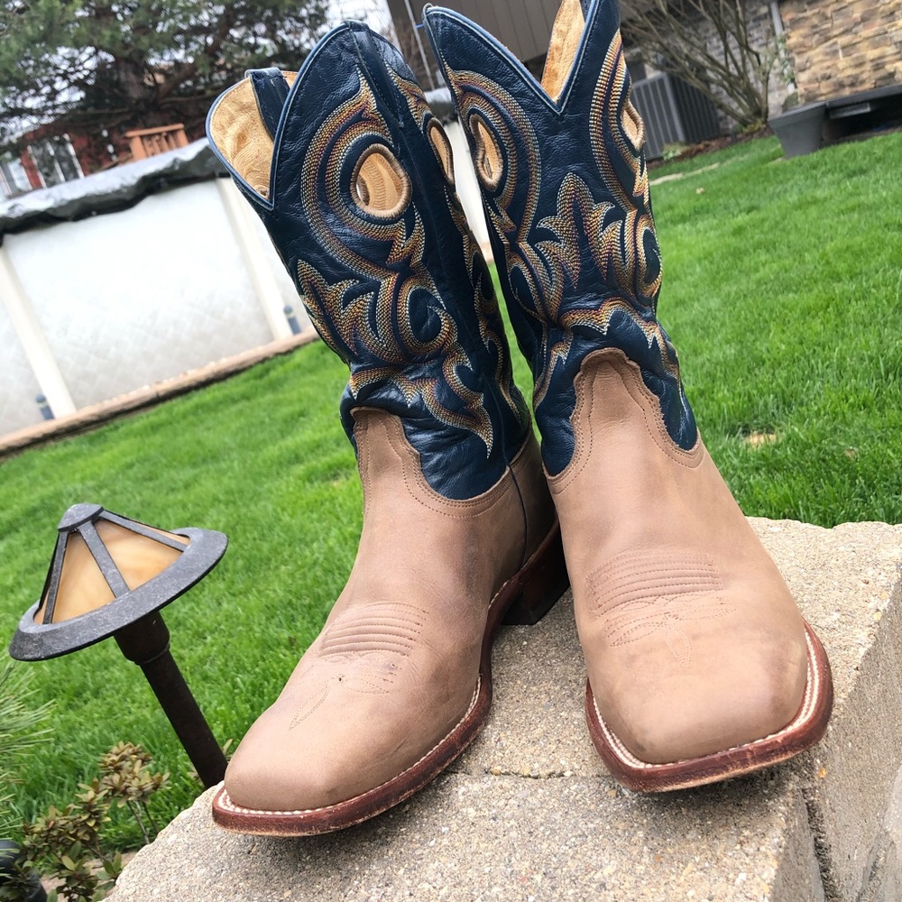 Nocona square toe cowboy boots